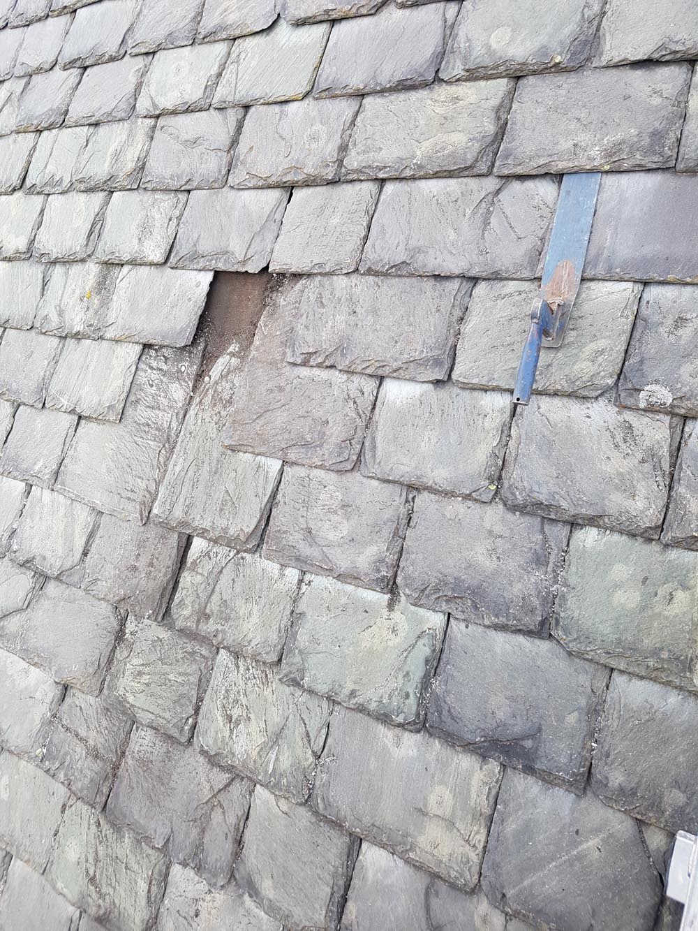 Slate patching